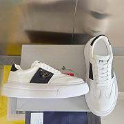Prada Perforated leather sneakers In White - 3