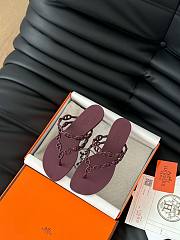 Hermes Classic chain slippers 03 - 1