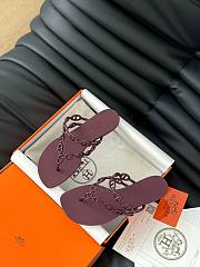 Hermes Classic chain slippers 03 - 5