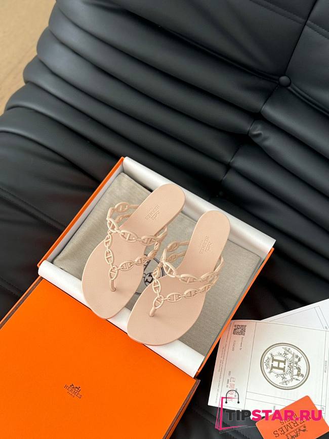 Hermes Classic chain slippers 02 - 1