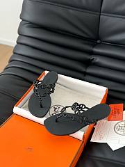 Hermes Classic chain slippers 01 - 6