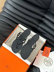 Hermes Classic chain slippers 01 - 3