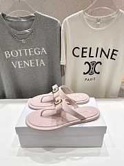 Versace Alia Rubber Flat Sandals In Pink 02 - 1