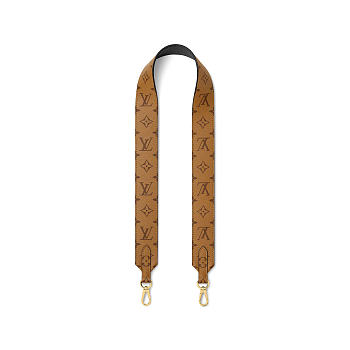 Louis Vuitton Bandoulière Bag Strap Coated Monogram Reverse J02549