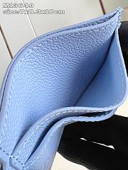 Louis Vuitton Charms Card Holder Monogram Empreinte Leather In Blue - 5
