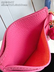Louis Vuitton Charms Card Holder Monogram Empreinte Leather In Pink - 2