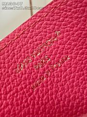 Louis Vuitton Charms Card Holder Monogram Empreinte Leather In Pink - 3