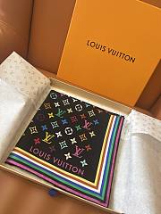 LVxTM Monogram Multicolor scarf in black - 5