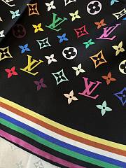 LVxTM Monogram Multicolor scarf in black - 2