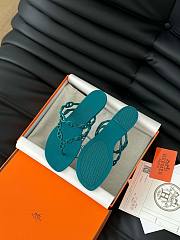 Hermes Classic chain slippers 05 - 2
