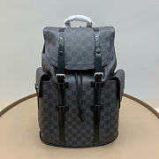 Louis Vuitton Christopher MM Backpack Damier Graphite Canvas Material N41379 - 1