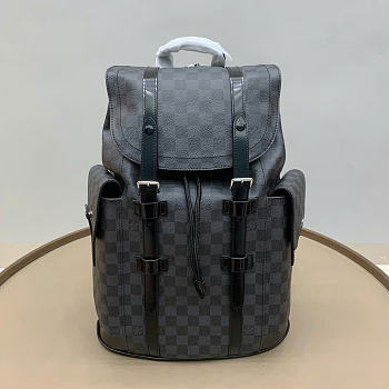 Louis Vuitton Christopher MM Backpack Damier Graphite Canvas Material N41379