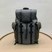 Louis Vuitton Christopher MM Backpack Material Monogram Eclipse Canvas M45419 - 1