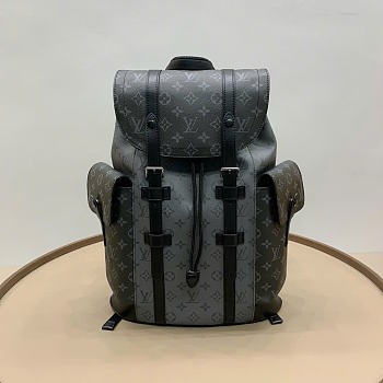 Louis Vuitton Christopher MM Backpack Material Monogram Eclipse Canvas M45419