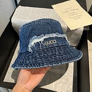 Gucci GG new bucket hat denim blue - 6