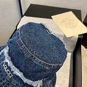 Gucci GG new bucket hat denim blue - 5