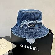 Gucci GG new bucket hat denim blue - 3