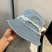 Gucci GG new bucket hat light denim blue - 6
