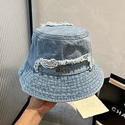 Gucci GG new bucket hat light denim blue - 4