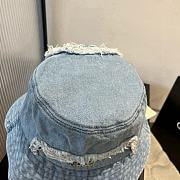 Gucci GG new bucket hat light denim blue - 3