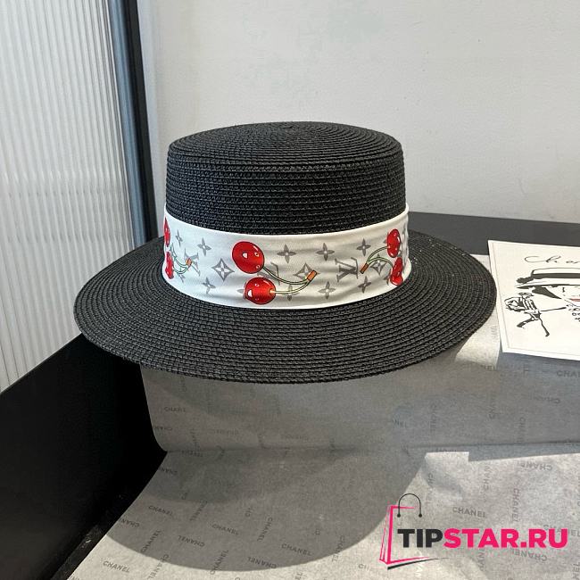 Louis Vuitton Lujia new flat-top straw hat 03 - 1