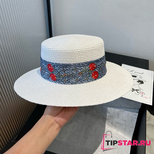 Louis Vuitton Lujia new flat-top straw hat 02 - 1
