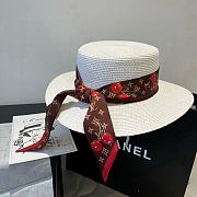 Louis Vuitton Lujia new flat-top straw hat 01 - 1