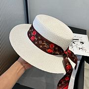 Louis Vuitton Lujia new flat-top straw hat 01 - 3