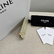 CELINE CUIR TRIOMPHE ZIPPER CARDHOLDER IN SHINY CALFSKIN 03 - 5