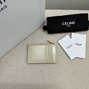 CELINE CUIR TRIOMPHE ZIPPER CARDHOLDER IN SHINY CALFSKIN 03 - 3