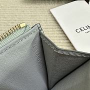 CELINE CUIR TRIOMPHE ZIPPER CARDHOLDER IN SHINY CALFSKIN 02 - 2