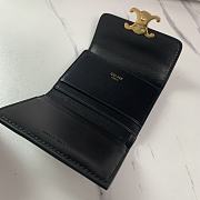 Celine Small Wallet Triomphe In Shiny calfskin 09 - 6