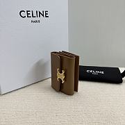 Celine Small Wallet Triomphe In Shiny calfskin 08 - 5