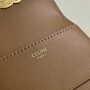 Celine Small Wallet Triomphe In Shiny calfskin 08 - 4