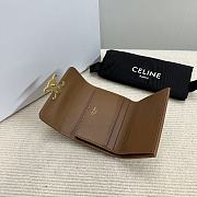 Celine Small Wallet Triomphe In Shiny calfskin 08 - 3