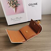 Celine Small Wallet Triomphe In Shiny calfskin 07 - 6