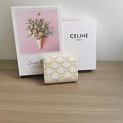 Celine Small Wallet Triomphe In Shiny calfskin 07 - 4