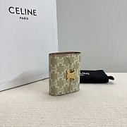 Celine Small Wallet Triomphe In Shiny calfskin 06 - 6