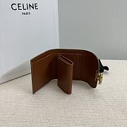 Celine Small Wallet Triomphe In Shiny calfskin 06 - 5