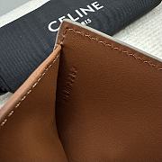 Celine Small Wallet Triomphe In Shiny calfskin 06 - 3