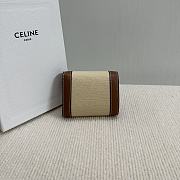 Celine Small Wallet Triomphe In Shiny calfskin 05 - 3
