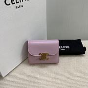 Celine Small Wallet Triomphe In Shiny calfskin 04 - 1