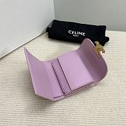 Celine Small Wallet Triomphe In Shiny calfskin 04 - 2