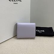 Celine Small Wallet Triomphe In Shiny calfskin 03 - 4
