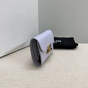 Celine Small Wallet Triomphe In Shiny calfskin 03 - 3
