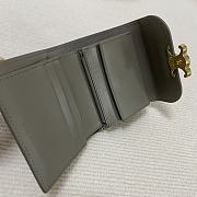 Celine Small Wallet Triomphe In Shiny calfskin 01 - 2