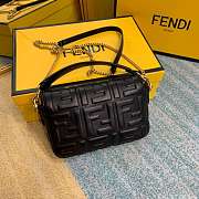 Fendi Baguette Mini Leather Black - 5