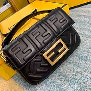 Fendi Baguette Mini Leather Black - 4
