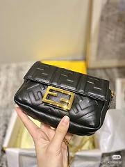 Fendi Baguette Mini Leather Black - 3