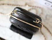 Chanel CC Mini Classic Backpack Carviar Gold Hardware In Black - 5